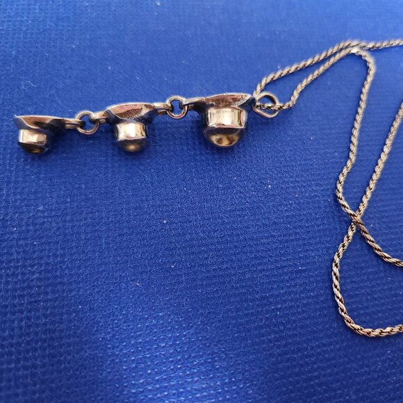 VINTAGE SIGNED “SOUL TO SILVER” 925 BIG PENDANT WITH CABOCHONS. - Picture 4 of 9